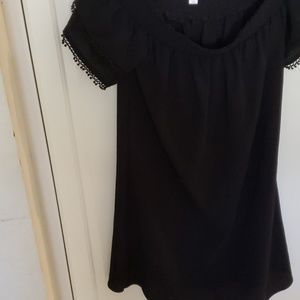 Off shoulder black Dress
